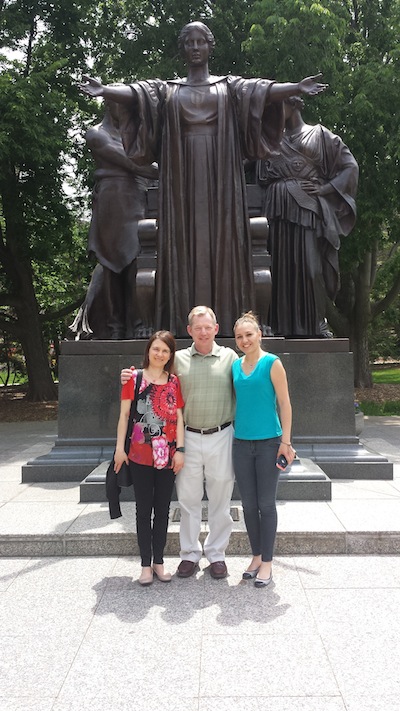 Dr. Marie-Pierre LeTourneau-Montminy with Dr. Stein and Caroline