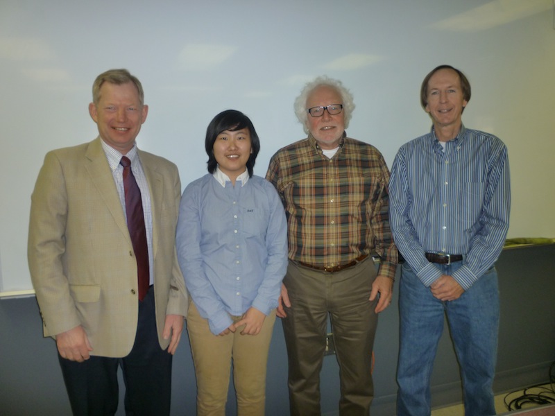 Jin Yoon with her Master's thesis committee